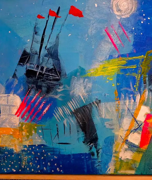 Where The Sea Meets the Sky - Art by Liz Whyte