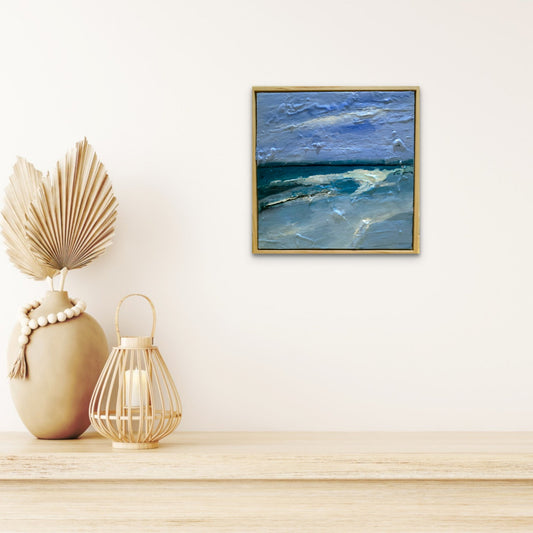 Seascape Dreams – Original Textured Coastal Painting by an Aussie Artist! - Art by Liz Whyte