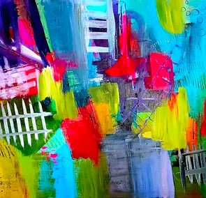 Fences - Art by Liz Whyte