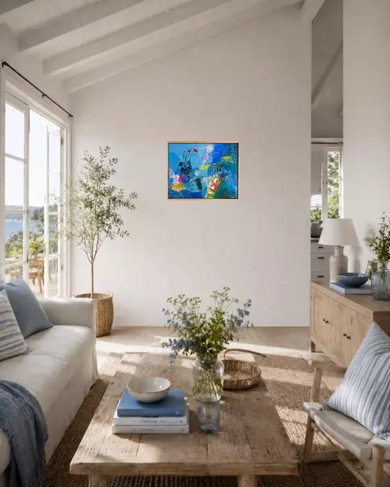 Where The Sea Meets the Sky - Art by Liz Whyte