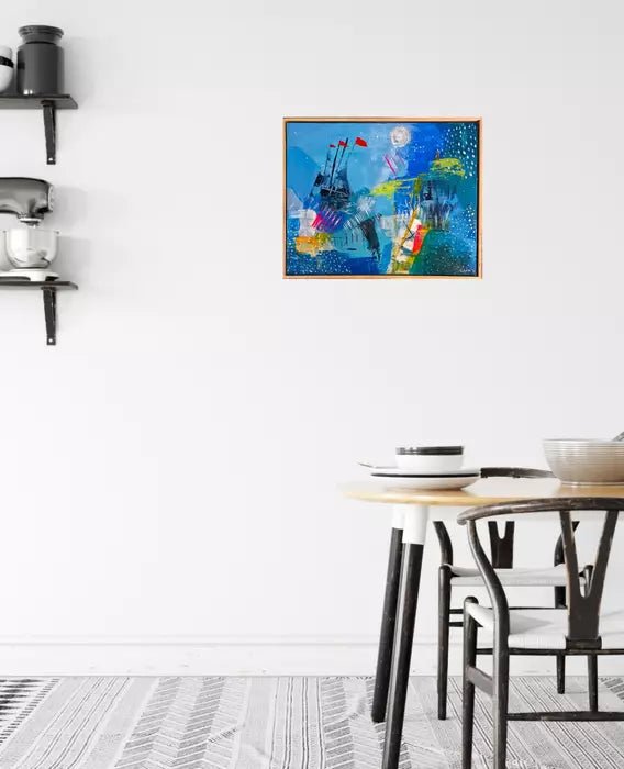 Where The Sea Meets the Sky - Art by Liz Whyte