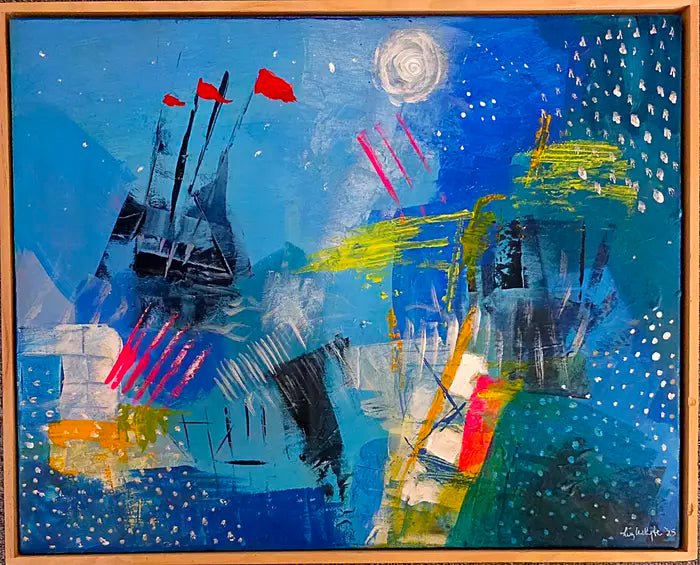 Where The Sea Meets the Sky - Art by Liz Whyte